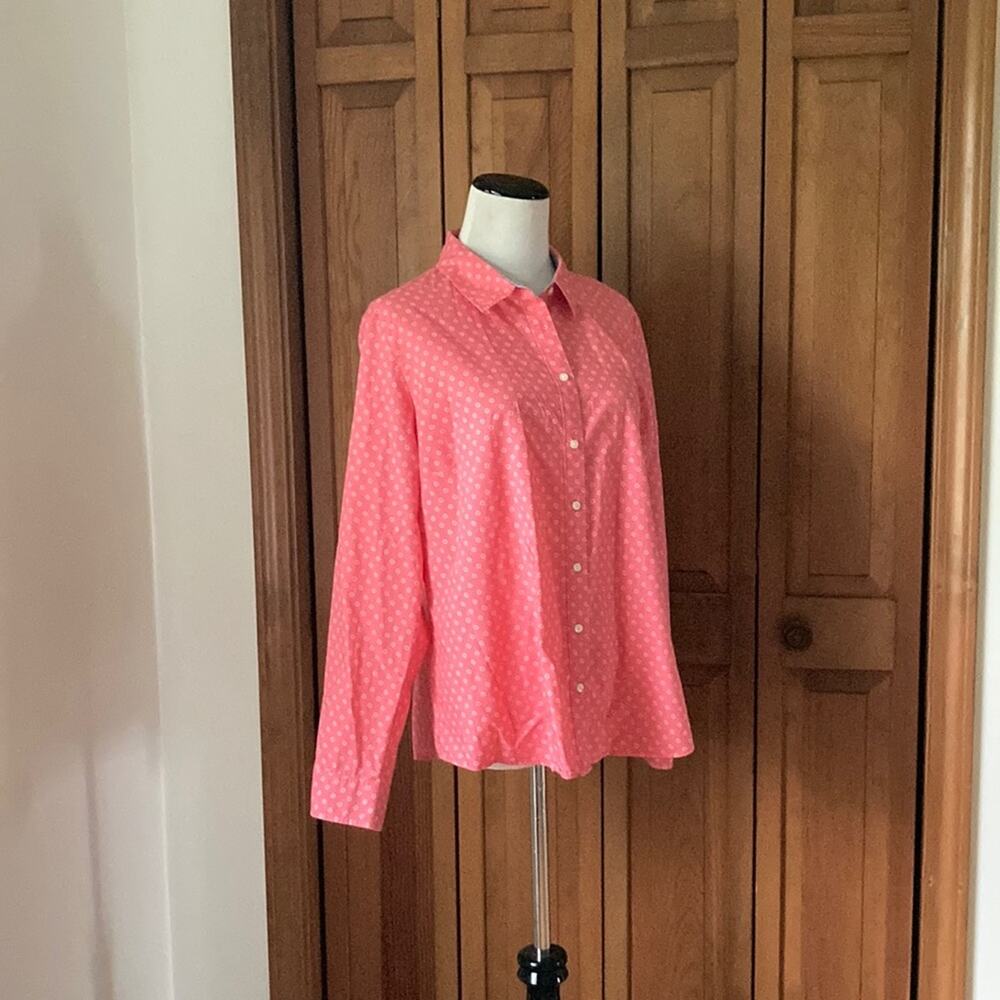 IZOD Pink/Salmon Print Buttondown Shirt